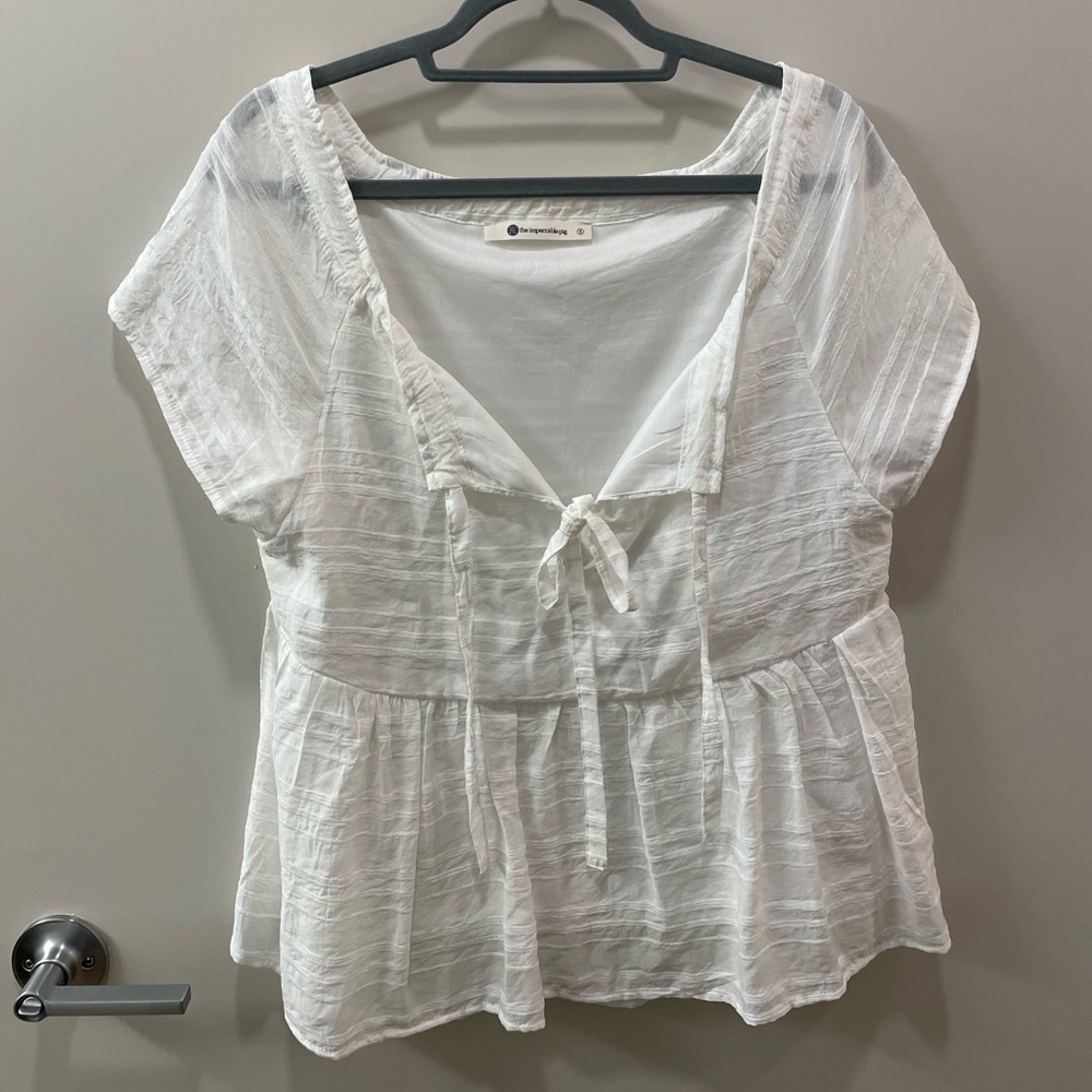 Impeccable Pig White Top